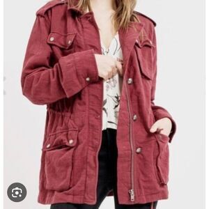 Free People Not Your Brothers Military Surplus Jack Burgundy